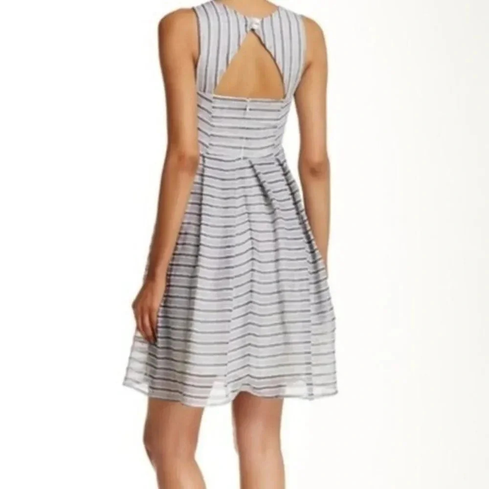 Eva Franco A Line Open Back Dress